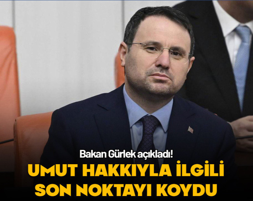 Gürlek’ten ‘Umut Hakkı’ ve genel af tartışmalarına net yanıt