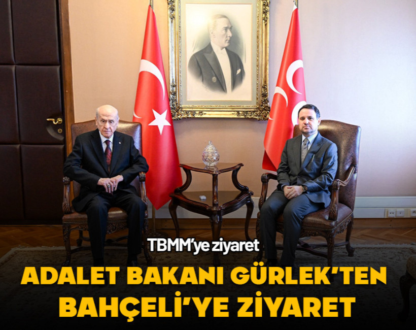 Bakan Akın Gürlek’ten MHP Genel Başkanı Bahçeli’ye ziyaret