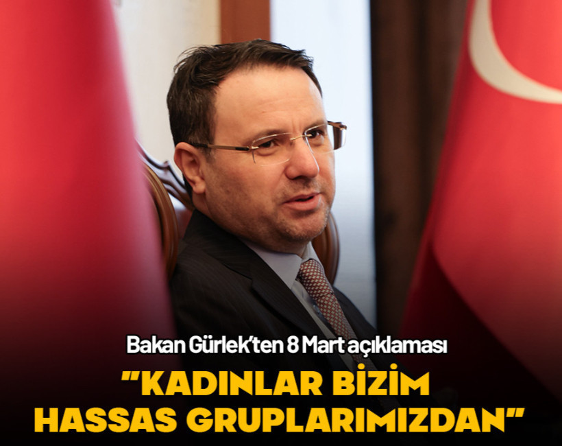 Bakan Gürlek'ten 8 Mart Dünya Kadınlar Günü mesajı… 12. Yargı Paketi ile yeni düzenlemeler geliyor