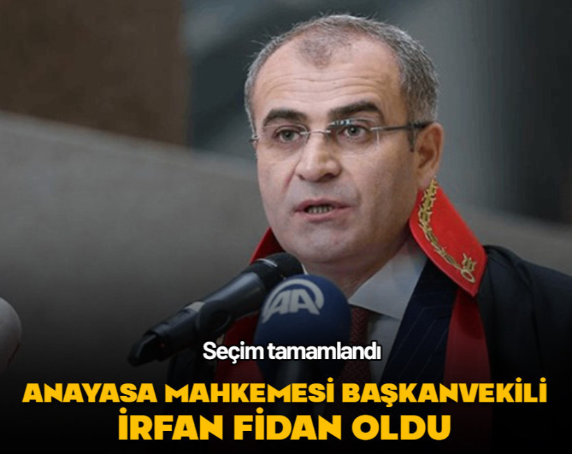 Yeni Anayasa Mahkemesi Başkanvekili belli oldu