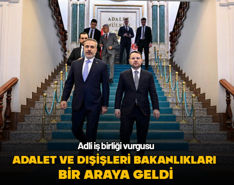 Dışişleri Bakanı Hakan Fidan'dan Adalet Bakanı Akın Gürlek'e ziyaret