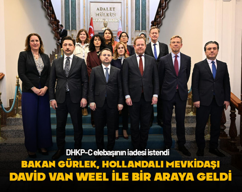 Bakan Gürlek, Hollandalı Mevkidaşından DHKP-C elebaşı Aşoğlu'nun iadesini istedi