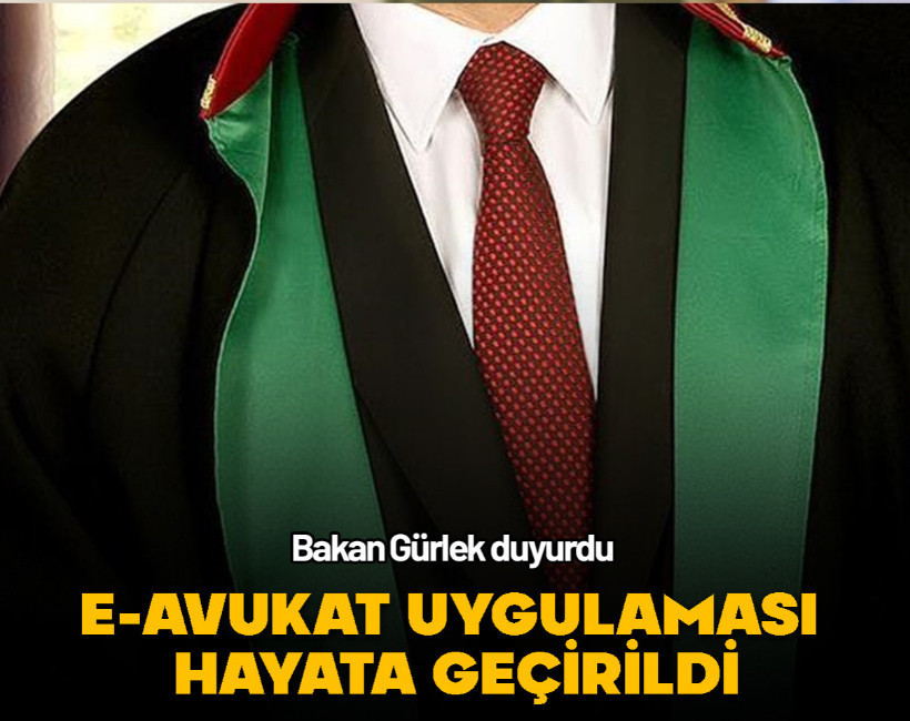 Bakan Gürlek'ten avukatlara müjde... O uygulama hayata geçirildi