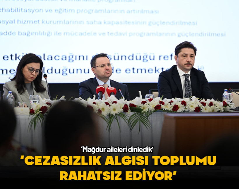 Bakan Gürlek: Cezasızlık algısı toplumu rahatsız ediyor
