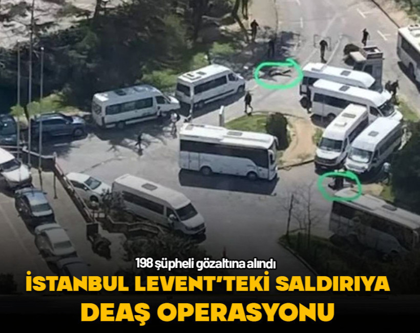 İsrail konsolosluğuna düzenlenen silahlı saldırıya ilişkin 198 DEAŞ'lı gözaltına alındı