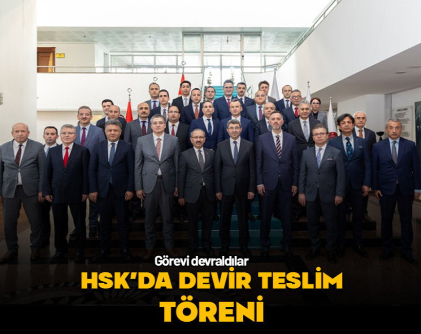 Teftiş Kurulu Başkanlığı ve Teftiş Kurulu Başkan Yardımcılığı devir teslim töreni gerçekleştirildi