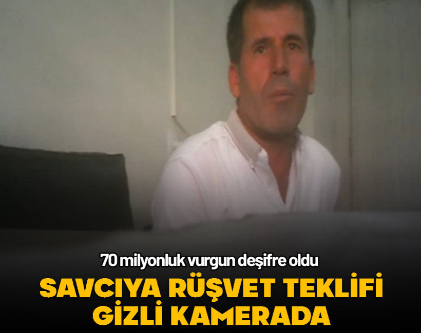 Bitlis’te savcı, odasındaki rüşvet teklifini gizli kamerayla kaydetti