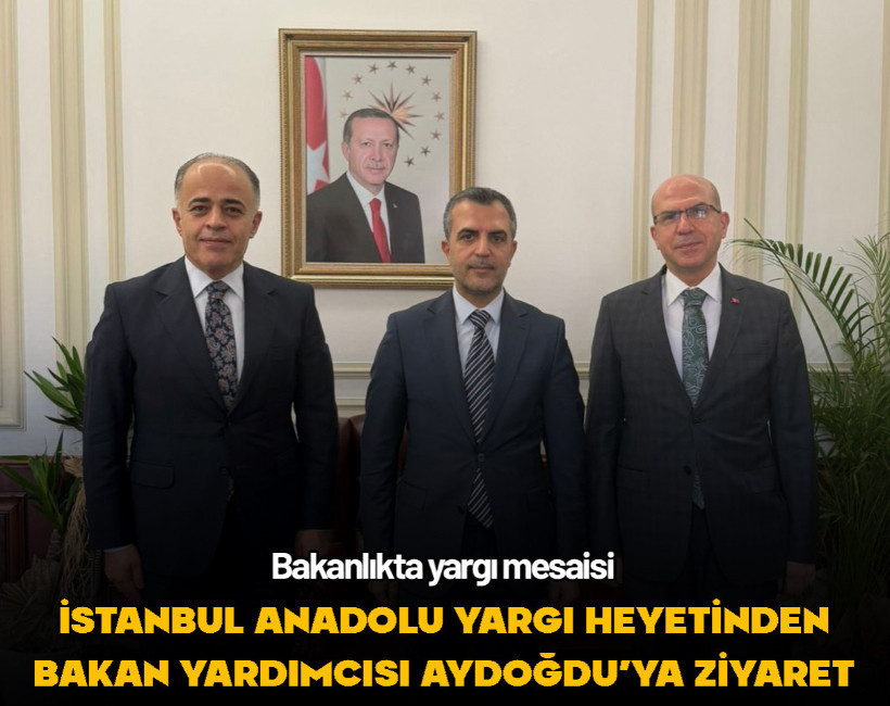 Başsavcı Güven ve Komisyon Başkanı Bilen'den Bakan Yardımcısı Aydoğdu’ya ziyaret