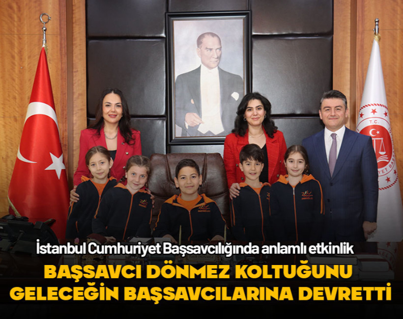 Başsavcı Dönmez koltuğunu geleceğin Başsavcılarına devretti