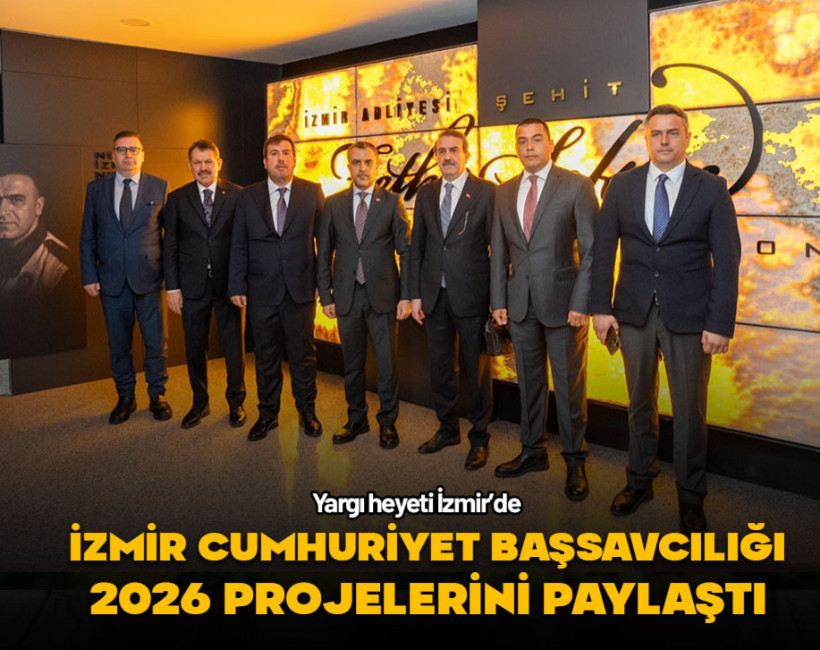 İzmir Adliyesinde yargı heyetine 2026 projeleri tanıtıldı