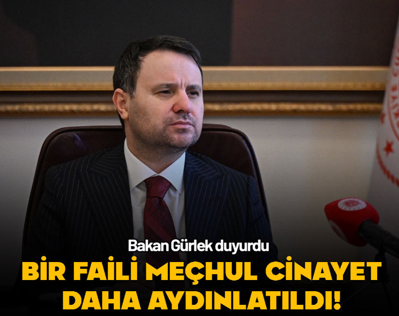 Bakan Gürlek duyurdu! Bir faili meçhul cinayet daha 10 yıl sonra aydınlatıldı