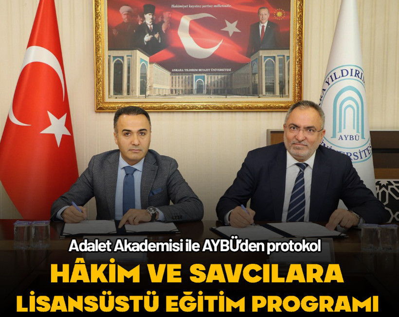 Yargı mensupları ve akademi personeline lisansüstü eğitim protokolü