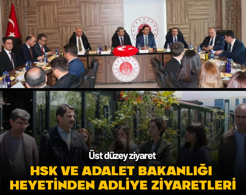 HSK ve Adalet Bakanlığı heyetinden Bitlis ve Van adliyelerine ziyaret