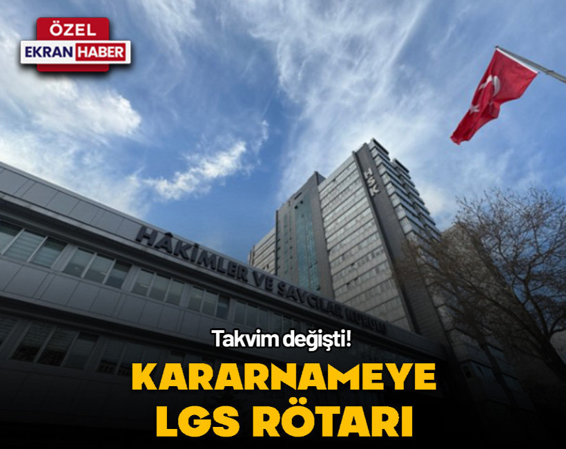 Ekran Haber Özel: Kararnameye LGS rötarı!
