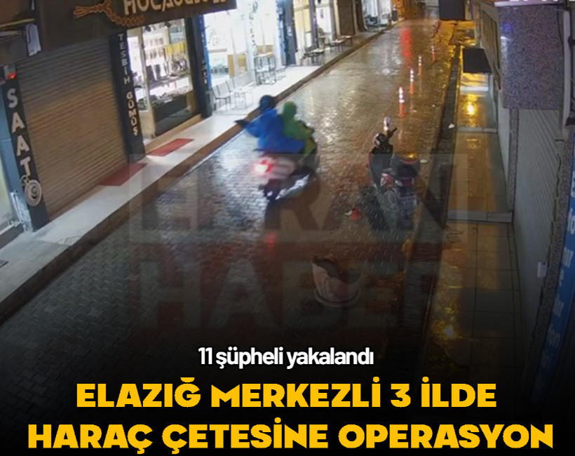 Elazığ'da iş yeri kurşunlayan organize suç örgütüne eş zamanlı operasyon