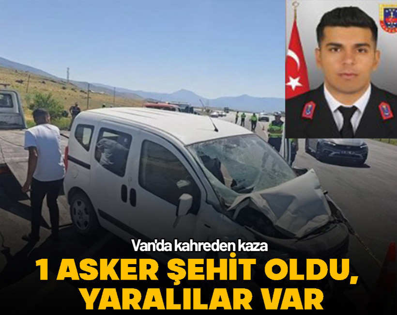 Van'da kahreden kaza: 1 asker şehit, 5 yaralı! Şehidin kimliği belli oldu