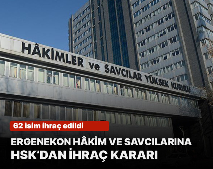 HSK 2. Dairesinden Ergenekon Davası hâkim ve savcılarına ihraç kararı