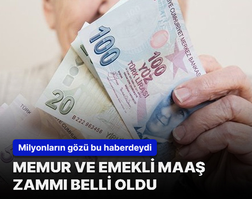 Milyonların gözü kulağı o rakamlardaydı! Memur ve emekli maaş zammı belli oldu