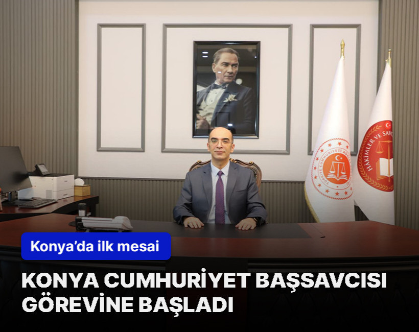 Konya Cumhuriyet Başsavcısı Mehmet Uzun görevine başladı