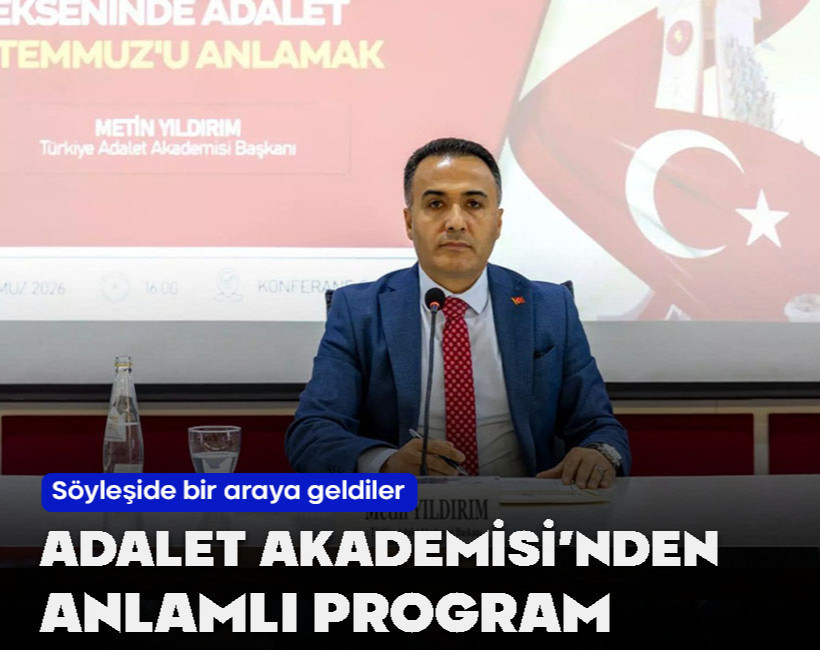 Türkiye Adalet Akademisi'nden anlamlı program