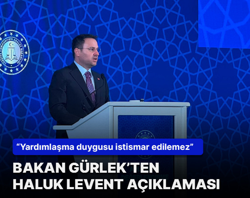 Bakan Gürlek'ten Haluk Levent açıklaması