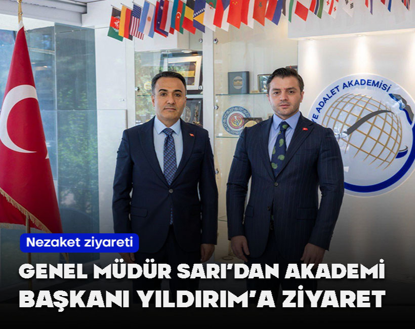 Genel Müdür Sarı'dan Akademi Başkanı Yıldırım'a ziyaret