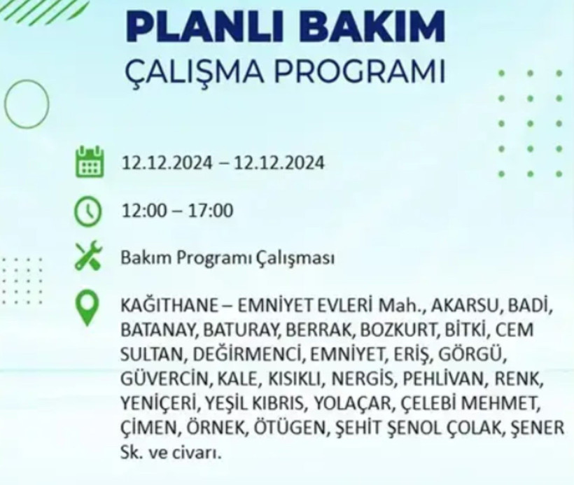 12 ARALIK İSTANBUL ELEKTRİK KESİNTİSİ 2024: BEDAŞ uyardı! Elektrikler ne zaman gelecek? - Resim: 21
