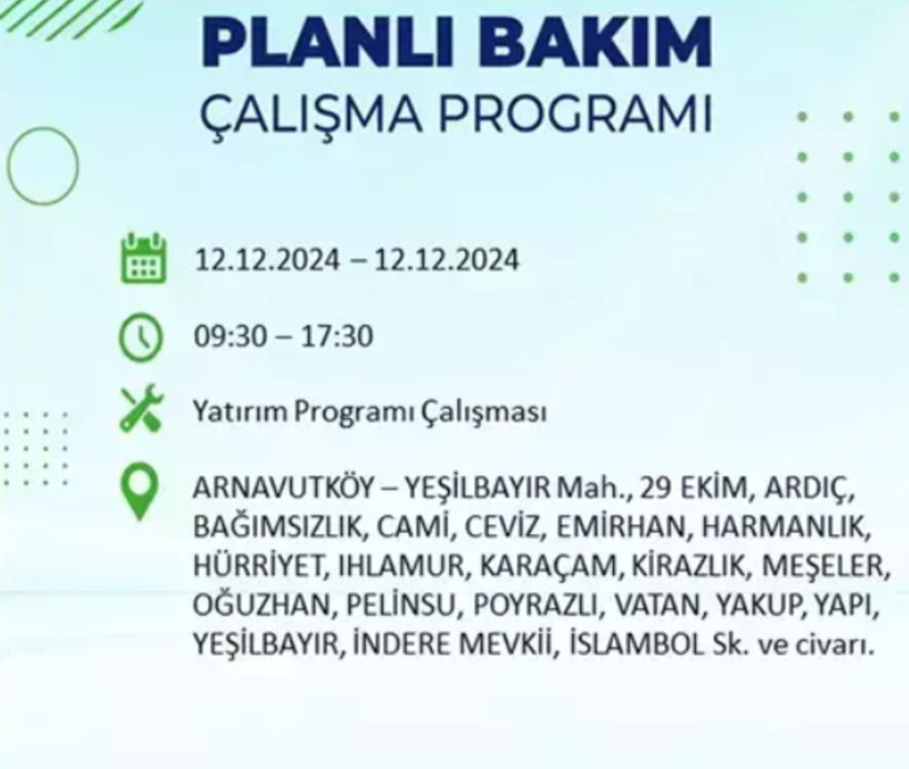 12 ARALIK İSTANBUL ELEKTRİK KESİNTİSİ 2024: BEDAŞ uyardı! Elektrikler ne zaman gelecek? - Resim: 53