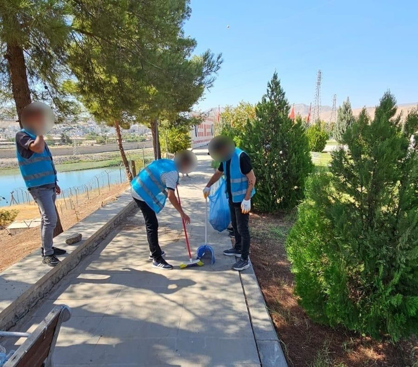 Yükümlülerden Zafer Bayramı'nda şehitlere büyük vefa! Cizre Cumhuriyet Başsavcılığı öncülük etti - Resim: 4