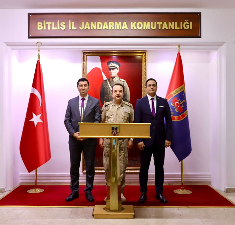 Başsavcı Genç ve Komisyon Başkanı Ateş'ten İl Jandarma Komutanı Tombul'a ziyaret - Resim: 1