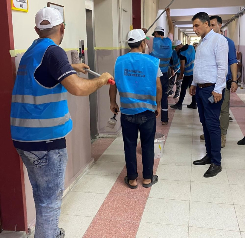 Yükümlülerden eğitime anlamlı destek! Başsavcı Tuncay yerinde inceledi - Resim: 4