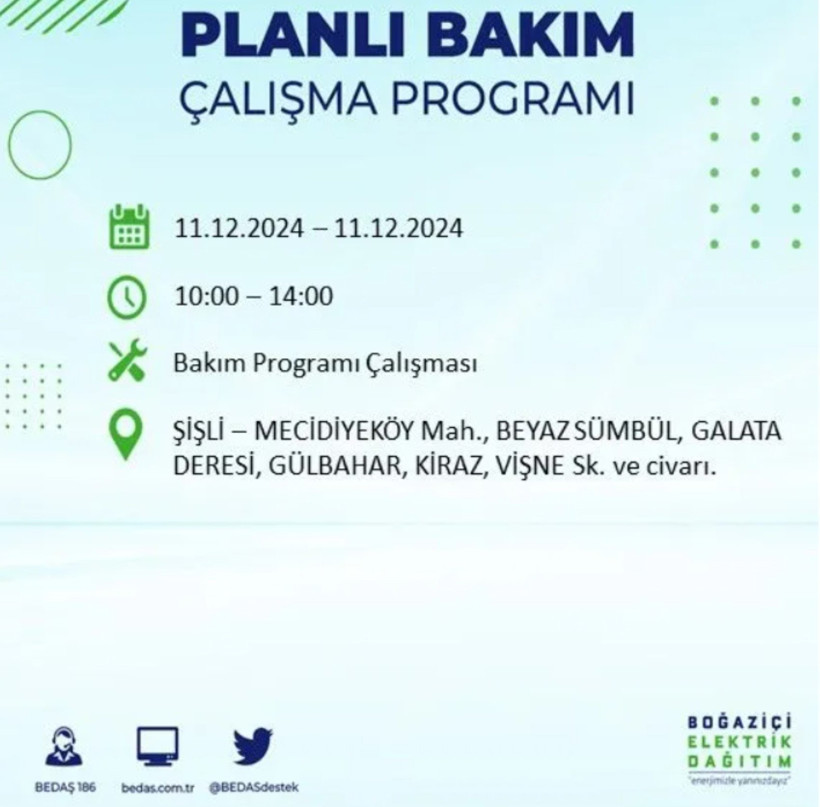 11 ARALIK İSTANBUL PLANLI ELEKTRİK KESİNTİLERİ 2024: Elektrikler ne zaman gelecek? BEDAŞ açıkladı - Resim: 31