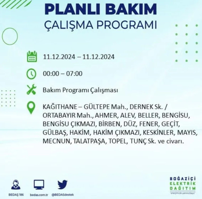 11 ARALIK İSTANBUL PLANLI ELEKTRİK KESİNTİLERİ 2024: Elektrikler ne zaman gelecek? BEDAŞ açıkladı - Resim: 28