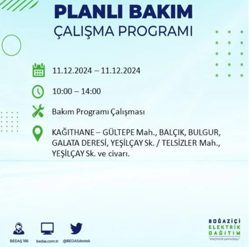 11 ARALIK İSTANBUL PLANLI ELEKTRİK KESİNTİLERİ 2024: Elektrikler ne zaman gelecek? BEDAŞ açıkladı - Resim: 29