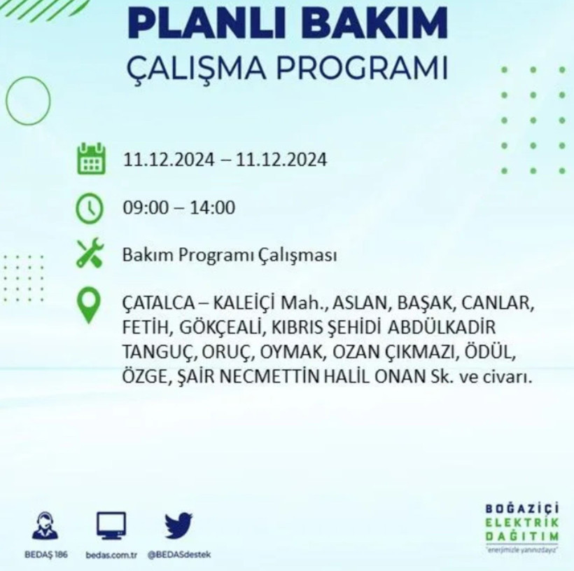 11 ARALIK İSTANBUL PLANLI ELEKTRİK KESİNTİLERİ 2024: Elektrikler ne zaman gelecek? BEDAŞ açıkladı - Resim: 7