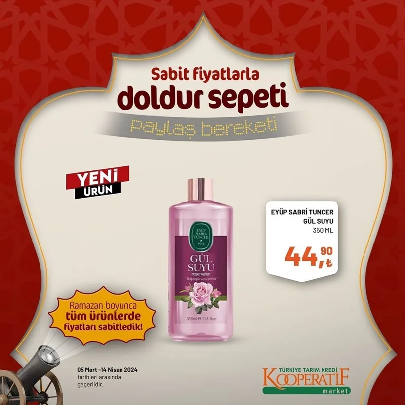 Tarım Kredi Kooperatif Market Ramazan ayı indirimleri! Kooperatif Market 24 Mart-14 Nisan 2024 indirimli ürünler - Resim: 18