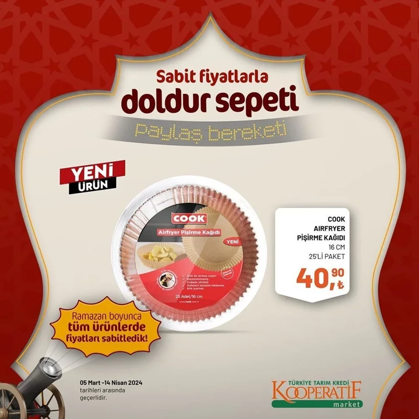 Tarım Kredi Kooperatif Market Ramazan ayı indirimleri! Kooperatif Market 24 Mart-14 Nisan 2024 indirimli ürünler - Resim: 87