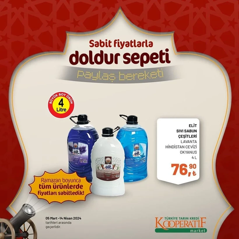 Tarım Kredi Kooperatif Market Ramazan ayı indirimleri! Kooperatif Market 24 Mart-14 Nisan 2024 indirimli ürünler - Resim: 16