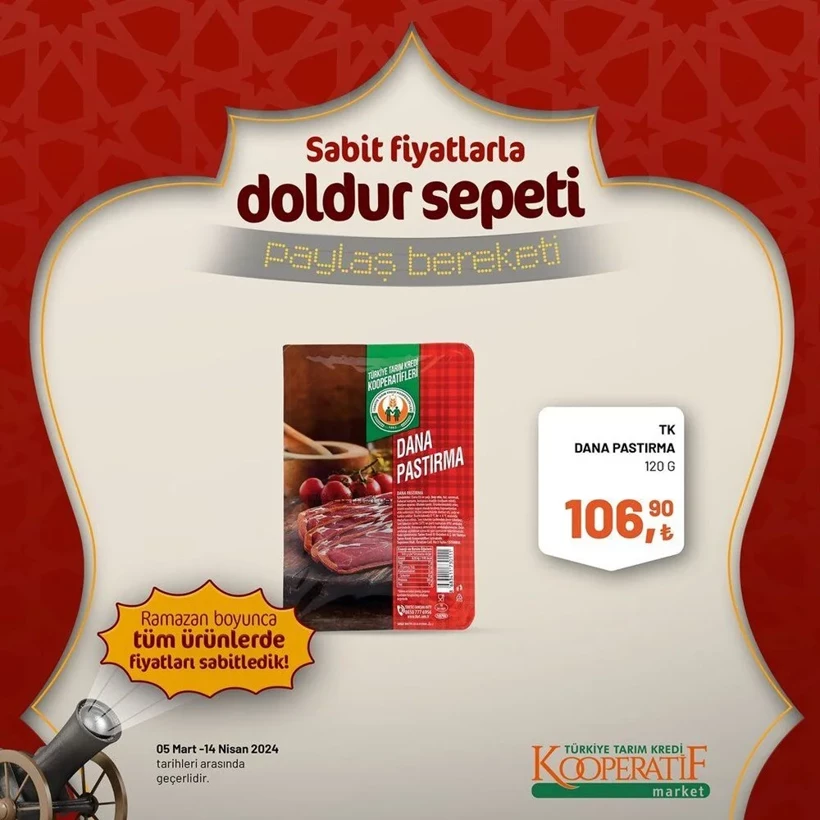Tarım Kredi Kooperatif Market Ramazan ayı indirimleri! Kooperatif Market 24 Mart-14 Nisan 2024 indirimli ürünler - Resim: 77