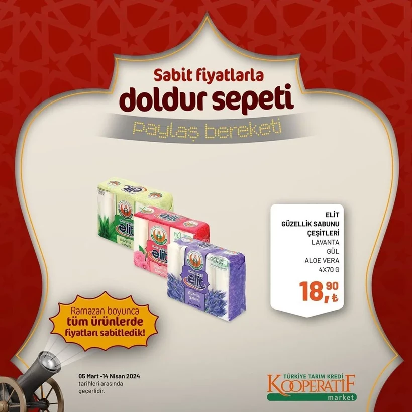 Tarım Kredi Kooperatif Market Ramazan ayı indirimleri! Kooperatif Market 24 Mart-14 Nisan 2024 indirimli ürünler - Resim: 17