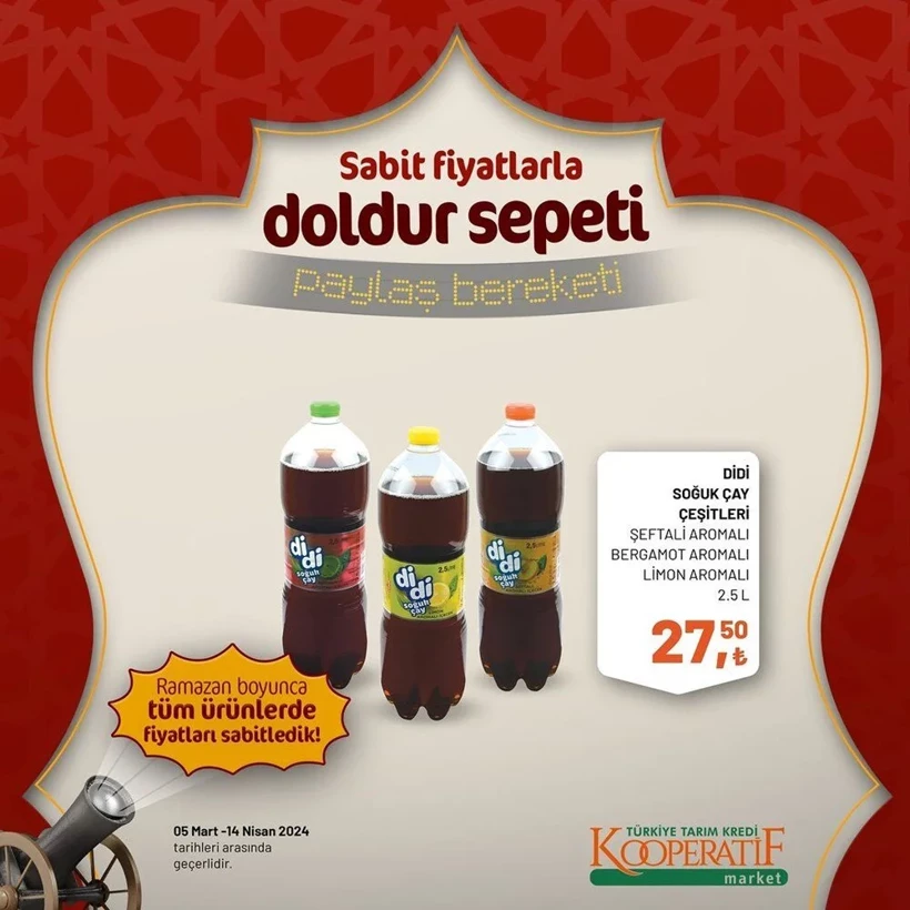 Tarım Kredi Kooperatif Market Ramazan ayı indirimleri! Kooperatif Market 24 Mart-14 Nisan 2024 indirimli ürünler - Resim: 68