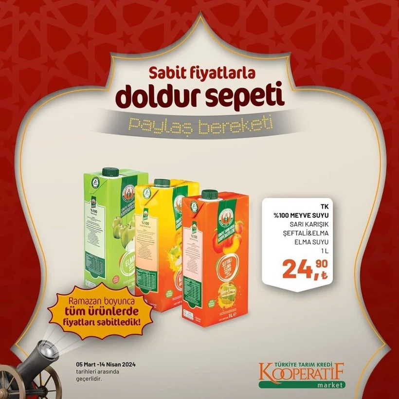 Tarım Kredi Kooperatif Market Ramazan ayı indirimleri! Kooperatif Market 24 Mart-14 Nisan 2024 indirimli ürünler - Resim: 59