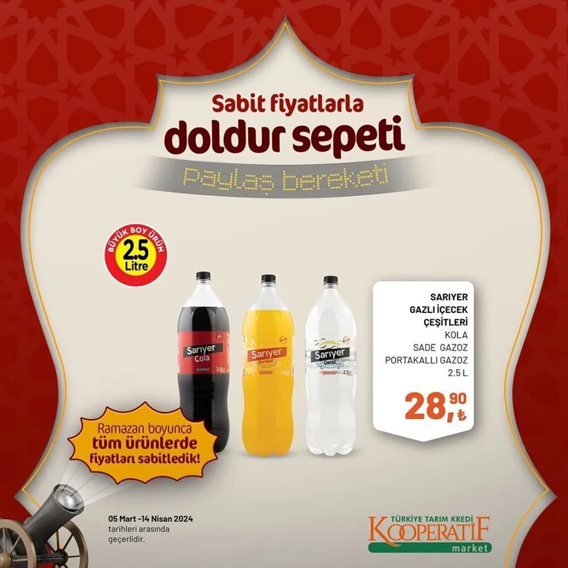 Tarım Kredi Kooperatif Market Ramazan ayı indirimleri! Kooperatif Market 24 Mart-14 Nisan 2024 indirimli ürünler - Resim: 58