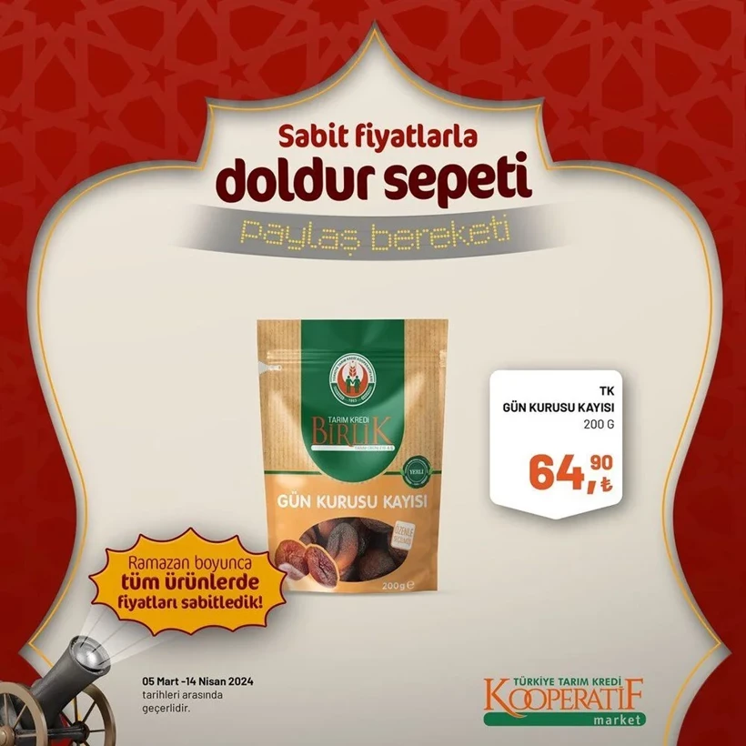 Tarım Kredi Kooperatif Market Ramazan ayı indirimleri! Kooperatif Market 24 Mart-14 Nisan 2024 indirimli ürünler - Resim: 54