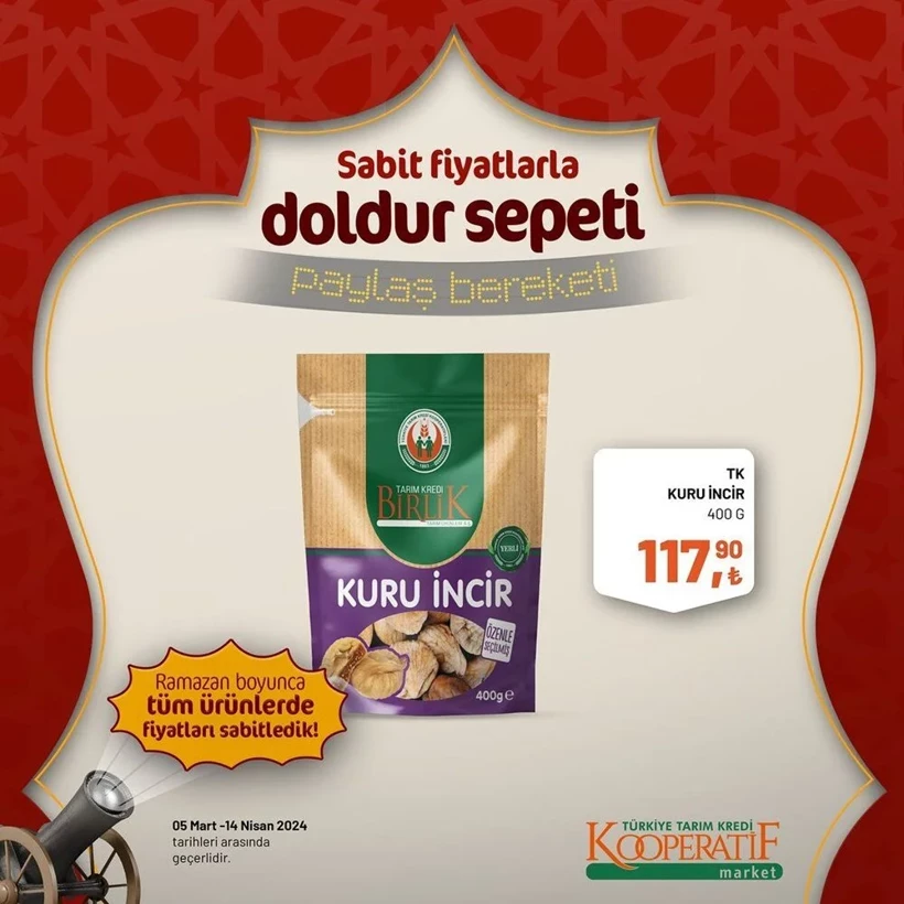 Tarım Kredi Kooperatif Market Ramazan ayı indirimleri! Kooperatif Market 24 Mart-14 Nisan 2024 indirimli ürünler - Resim: 55