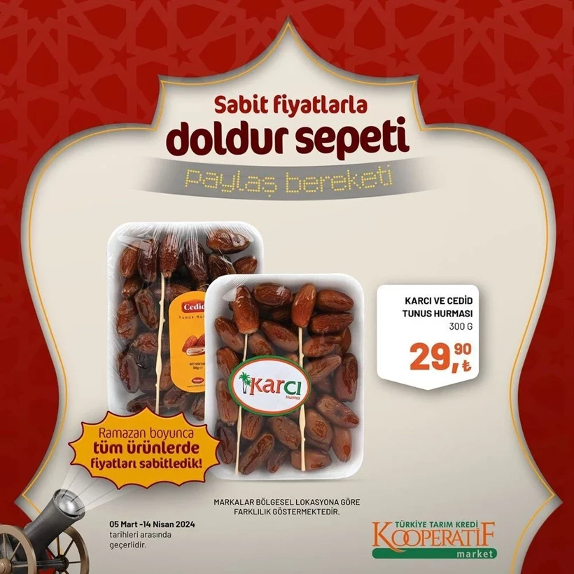 Tarım Kredi Kooperatif Market Ramazan ayı indirimleri! Kooperatif Market 24 Mart-14 Nisan 2024 indirimli ürünler - Resim: 2