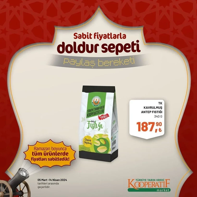 Tarım Kredi Kooperatif Market Ramazan ayı indirimleri! Kooperatif Market 24 Mart-14 Nisan 2024 indirimli ürünler - Resim: 51