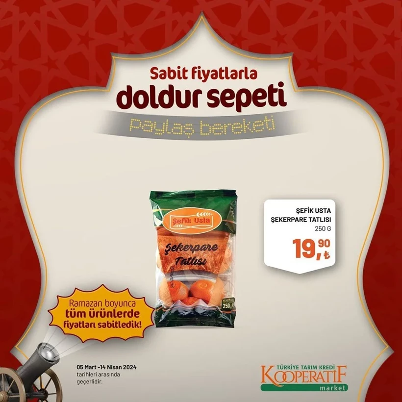 Tarım Kredi Kooperatif Market Ramazan ayı indirimleri! Kooperatif Market 24 Mart-14 Nisan 2024 indirimli ürünler - Resim: 44