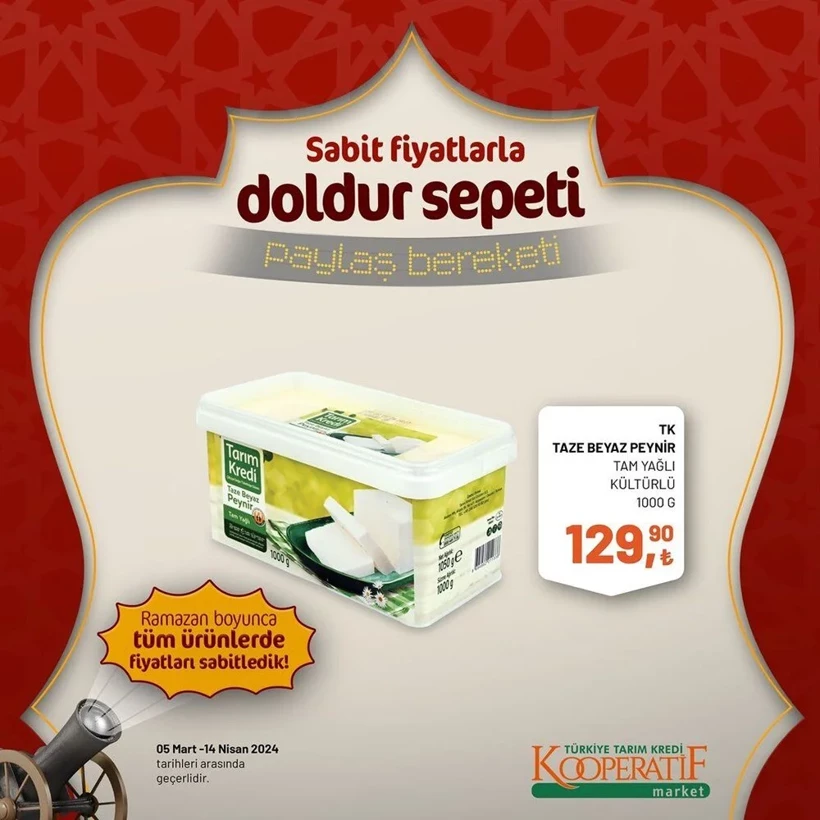 Tarım Kredi Kooperatif Market Ramazan ayı indirimleri! Kooperatif Market 24 Mart-14 Nisan 2024 indirimli ürünler - Resim: 41