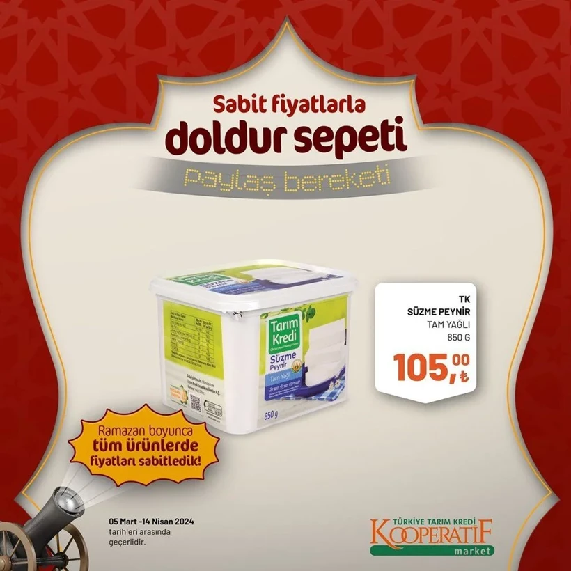 Tarım Kredi Kooperatif Market Ramazan ayı indirimleri! Kooperatif Market 24 Mart-14 Nisan 2024 indirimli ürünler - Resim: 32